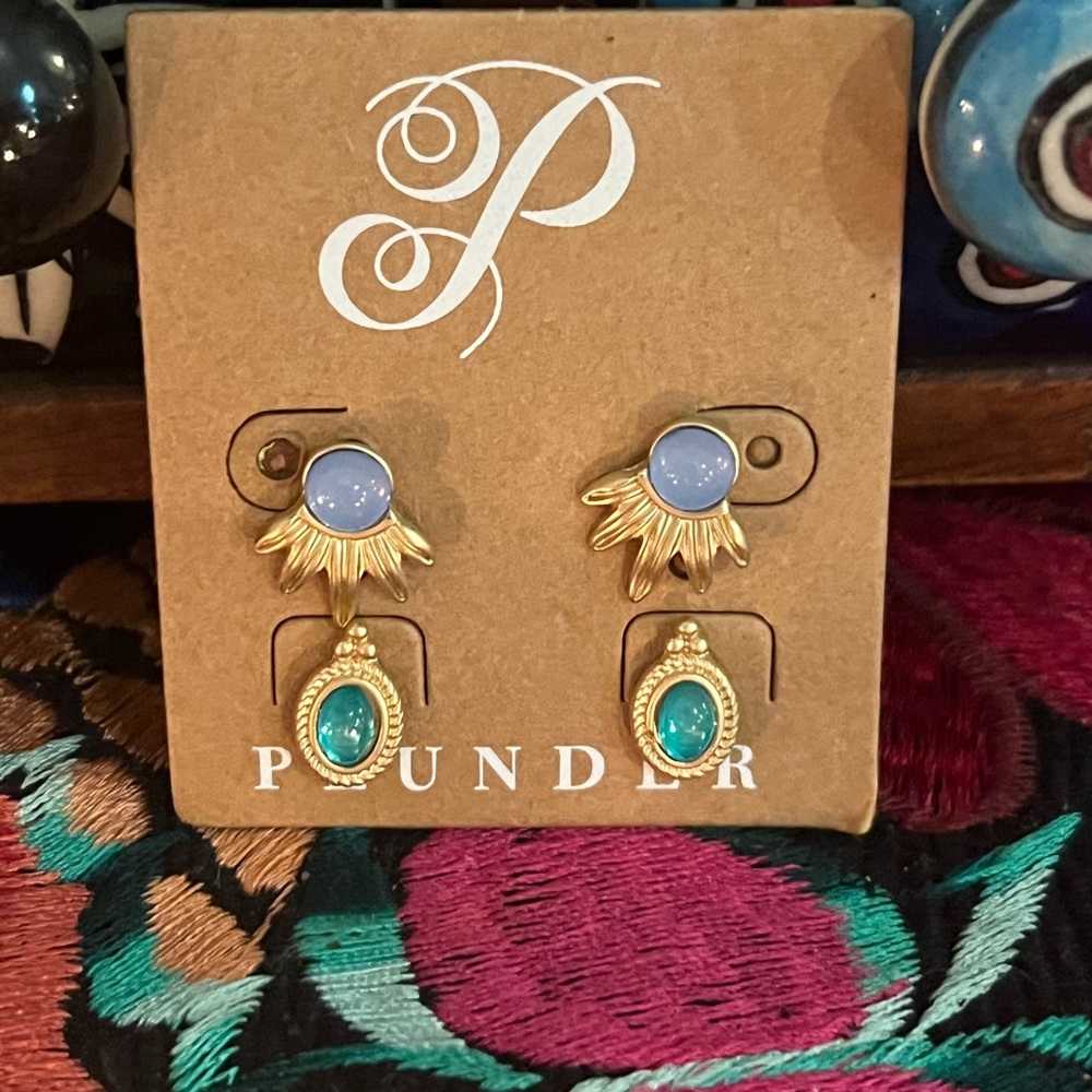 PLUNDER Earrings - NWOT